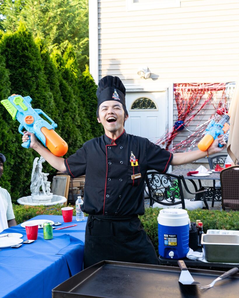 hibachi-chef-sake